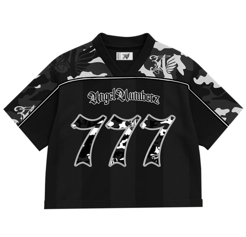 777 Black Camo Jersey front